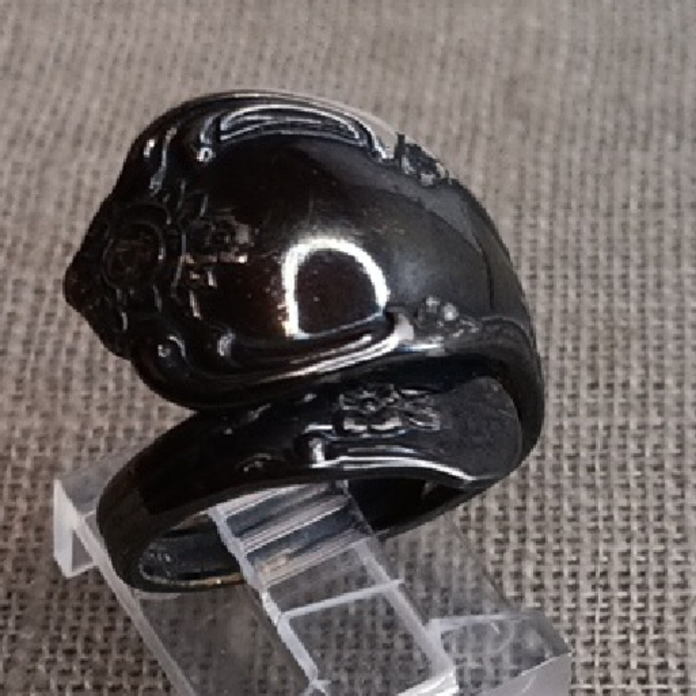 Wm A Rogers Oneida Floral Spoon-Style Ring Size 6